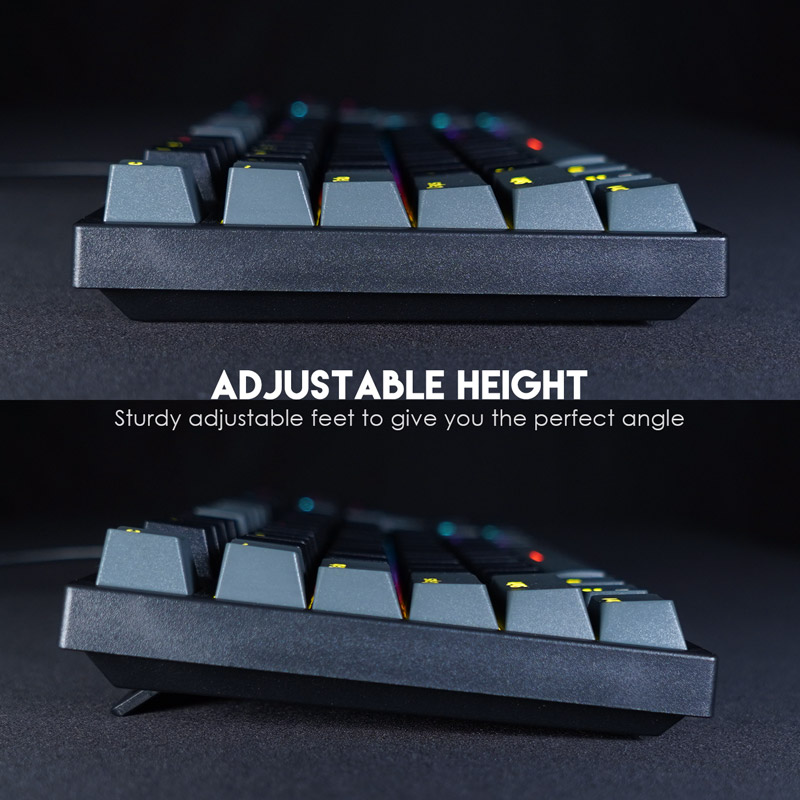 Tastatura Mehanicka Gaming Fantech MK886 RGB Atom TKL crna (Blue switch) — image 2