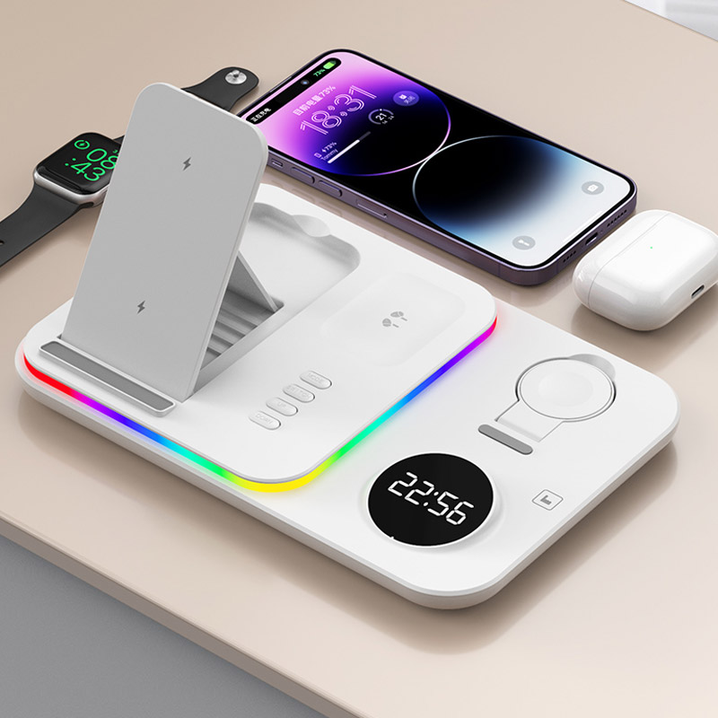 Bezicni punjac 5u1 magnetni RGB A82 30W beli — image 5